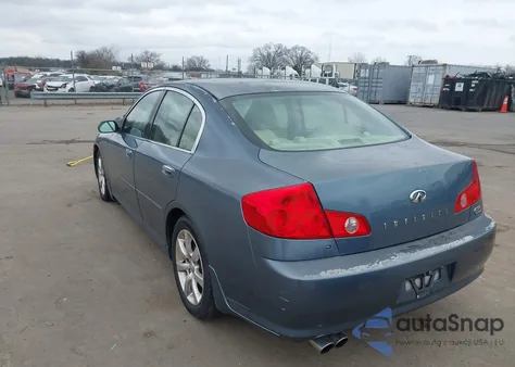 2006 Infiniti G35 z USA, uszkodzony, nr VIN JNKCV51E46M512558